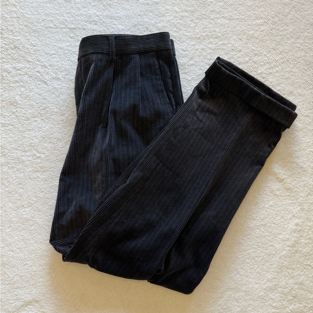 Louise Raphael Tailored Men's Baggy Wide Leg Corduroy Pleated Pants Size 36x30 - Picture 8 of 10